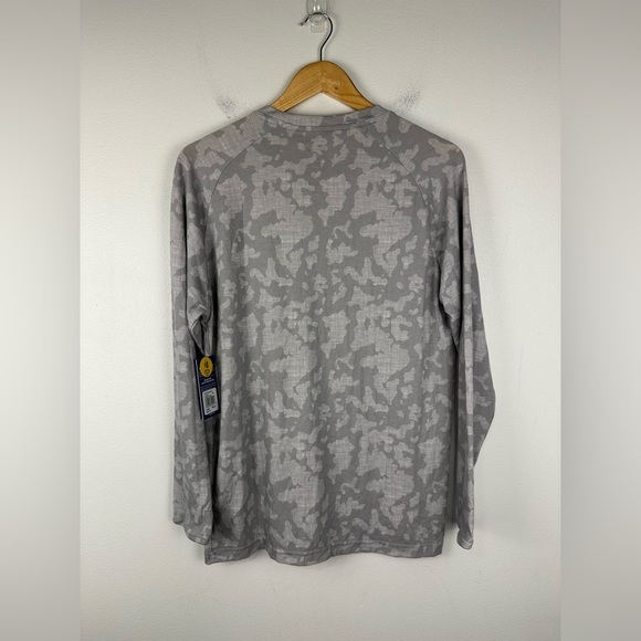 Huk Waypoint Running Lakes Long Sleeve Shirt Camo 50 UPF Men’s Sz S NWT - Picture 2 of 6